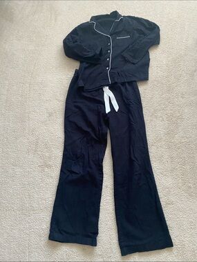 Joe Fresh Black flannel pyjama set